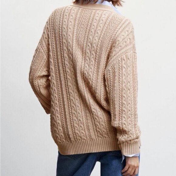 MNG NWT‎ DIAGONAL CARDIGAN SWEATER SIZE M - Picture 8 of 9